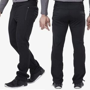 SWIX Corvara Softshell Ski‎ Pants Black Mens Size Large Cross Country Outdoors